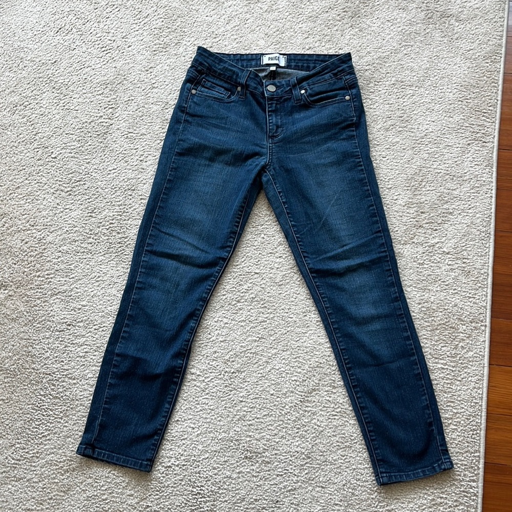 Paige cropped skinny jeans LAST CHANCE